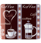 WENKO Multi-Platte »Kaffeeduft«, BxHxL: 56 x 0,5 x 50 cm, Glas/Silikon, transparent-Thumbnail