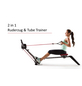 body coach Multifunktions-Fitnessgerät »2in1«, geeignet für: Muskeltraining/Fitness, schwarz/rot-Thumbnail