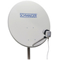 SCHWAIGER Offset Antenne, max. 37,8 db, Hellgrau-Thumbnail