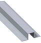 alfer® aluminium Quadrat-U-Profil, Aluminium, BxHxL: 20,5 mm x 7,5 mm x 1000 mm-Thumbnail