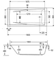 OTTOFOND Rechteck-Badewanne »Atlanta«, BxHxL: 80 x 47,5 x 180 cm, rechteckig-Thumbnail