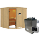 KARIBU Sauna »Keila 1«, inkl. 9 kW Saunaofen mit externer Steuerung, für 4 Personen-Thumbnail
