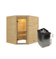 WOODFEELING Sauna »Mia«, inkl. 9 kW Saunaofen mit integrierter Steuerung, für 3 Personen-Thumbnail