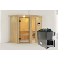 KARIBU Sauna »Paide 1«, inkl. 9 kW Saunaofen mit externer Steuerung, für 3 Personen-Thumbnail