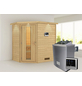 WOODFEELING Sauna »Svea«, inkl. 9 kW Saunaofen mit externer Steuerung, für 3 Personen-Thumbnail