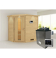 WOODFEELING Sauna »Svea«, inkl. 9 kW Saunaofen mit externer Steuerung, für 3 Personen-Thumbnail