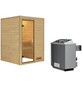 WOODFEELING Sauna »Svenja«, inkl. 9 kW Saunaofen mit integrierter Steuerung für 3 Personen-Thumbnail