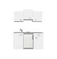 Flex-Well Singleküche »Wito«, mit E-Geräten, Gesamtbreite: 150,5 cm-Thumbnail