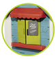 Smoby Spielhaus, BxHxT: 132 x 135,7 x 124,5 cm, Kunststoff, natur/blau/grün-Thumbnail