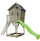 EXIT Toys Spielhaus »Crooky Spielhäuser«, BxHxT: 184 x 281 x 391 cm, grau/beige-Thumbnail