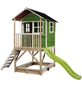 EXIT Toys Spielhaus »Loft Spielhäuser«, BxHxT: 190 x 253 x 329 cm, grün-Thumbnail