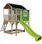 EXIT Toys Spielhaus »Loft Spielhäuser«, BxHxT: 190 x 269 x 444 cm, grün-Thumbnail