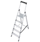 KRAUSE Stufen-Stehleiter »MONTO Solidy«, 5 Sprossen, Aluminium-Thumbnail