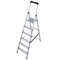 KRAUSE Stufen-Stehleiter »MONTO Solidy«, 6 Sprossen, Aluminium-Thumbnail