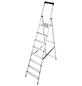KRAUSE Stufen-Stehleiter »MONTO Solidy«, 8 Sprossen, Aluminium-Thumbnail