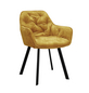 SalesFever Stuhl, Höhe: 84 cm, goldfarben/schwarz, 2 stk-Thumbnail