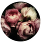 mySPOTTI Tischset »Rosa«, rund, Kunstleder, rosa/schwarz-Thumbnail