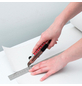 CONNEX Universalmesser, mit Feststellrädchen, schwarz/silberfarben/rot, zinkdruck Kunststoff/Metall-Thumbnail