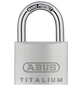 ABUS Vorhangschloss, aus Metall, 118 mm Breite, silberfarben-Thumbnail