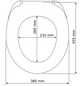 WENKO WC-Sitz »Astera«, Duroplast, oval, mit Softclose-Funktion-Thumbnail
