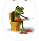 WENKO WC-Sitz »Frog News«, Duroplast, oval, mit Softclose-Funktion-Thumbnail