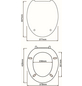 SCHÜTTE WC-Sitz, Kunststoff, oval, mit Softclose-Funktion-Thumbnail