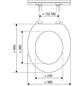 Sitzplatz® WC-Sitz, mit Holzkern, oval, mit Softclose-Funktion-Thumbnail