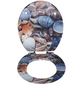 WENKO WC-Sitz »Muschel«, MDF, oval, mit Softclose-Funktion-Thumbnail