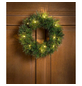 CASAYA Weihnachtskranz »Sölden«, Ø 35 cm, grün, Kunststoff, beleuchtet-Thumbnail