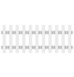 TraumGarten Zaunelement »Longlife Cara«, HxL: 70 x 180 cm, Kunststoff, weiß-Thumbnail