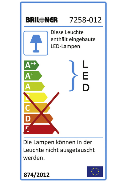 BRILONER LED-Einbauleuchte »ATTACH«, inkl. Leuchtmittel in warmweiß