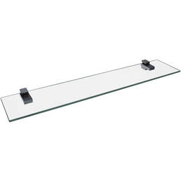 FACKELMANN Ablage, BxH: 61 x 0,6 cm, Glas/Metall