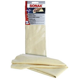 SONAX Autoleder-Tuch, für Lackoberflächen, Glas und Spiegel , beige