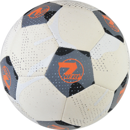 NERF Ball »Neopren Fußball«, weiß/orange, Ø 20 cm