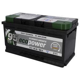 CARTEC Batterie »Eco Power 95 EFB«, Eco Power 95 EFB, 12 V