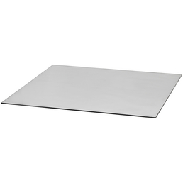 TIS Bodenplatte, quadratisch, BxL: 110 x 110 cm, Stärke: 8 mm, transparent