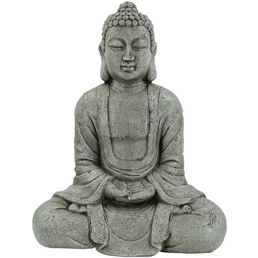  Buddha, BxH: 34 x 80 cm, Magnesia, grau