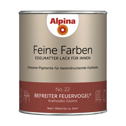 ALPINA Buntlack »Feine Farben«, 0,75 l, glutrot