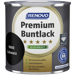 RENOVO Buntlack »Premium«, schwarz (RAL 9900), seidenmatt