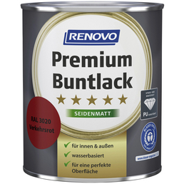 RENOVO Buntlack »Premium«, Verkehrsrot, seidenmatt