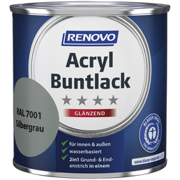 RENOVO Buntlack Silbergrau, glänzend