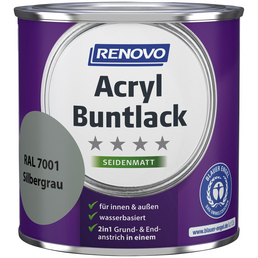 RENOVO Buntlack Silbergrau, seidenmatt