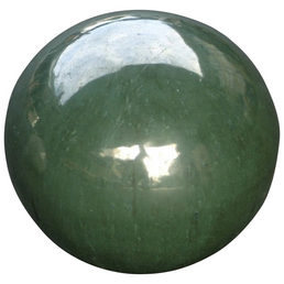  Deko-Kugel, Keramik, grün, Ø: 10 cm