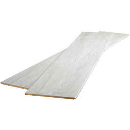 Dekorpaneele »Monte Liska«, weiß, foliert, Holz, Stärke: 10 mm, mit Rundfuge