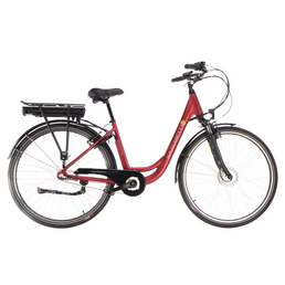 Saxonette E-Bike, Citybike, 3-Gang, 28″, RH: 45 cm, 374 W, 36 V, 25 km/h, Reichweite: 100 km