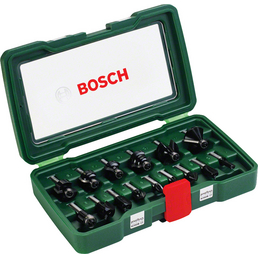 BOSCH Fräser-Satz, für Herstellen von Profilen und Verbindungen / Für Oberfräsen mit 8 mm-Aufnahme