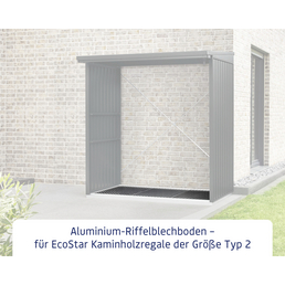 Ecostar Fußboden, BxL: 56,5 x 72 cm, Aluminium, für Gerätehaus