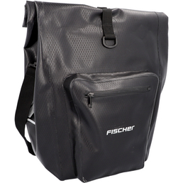 FISCHER FAHRRAD Gepäckträgertasche »Plus Terra«, Kunststoff, schwarz, 30 l