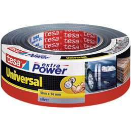 TESA Gewebeband »extra Power Universal«, silberfarben, BxL: 5 x 14.4cm