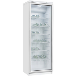 Exquisit Glastürkühlschrank, BxHxL: 60 x 173 x 60 cm, 320 l, weiß